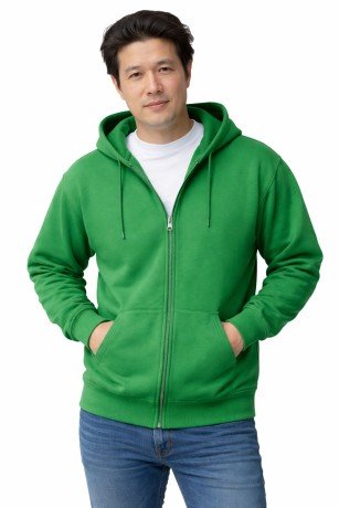 Sudadera Heavy Blend con Cierre y Capucha 18600