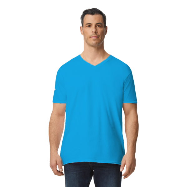 Playera Softstyle Cuello V Caballero 64V00 Playera Softstyle Cuello V Caballero 64V00