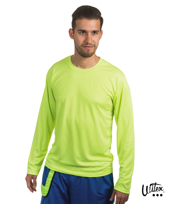Playera Cuello Redondo Manga Larga Unisex W34